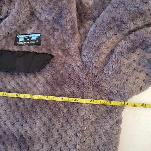 Simply Southern Fleece Pullover Women's Large * Gray Color - Picture 5 of 6